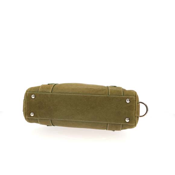 MIU MIU Shoulder Bag in Green Leather - Picture 5 of 12